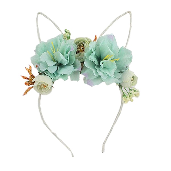 Simulerade blomsterdiadem för bröllop, fester och födelsedagar