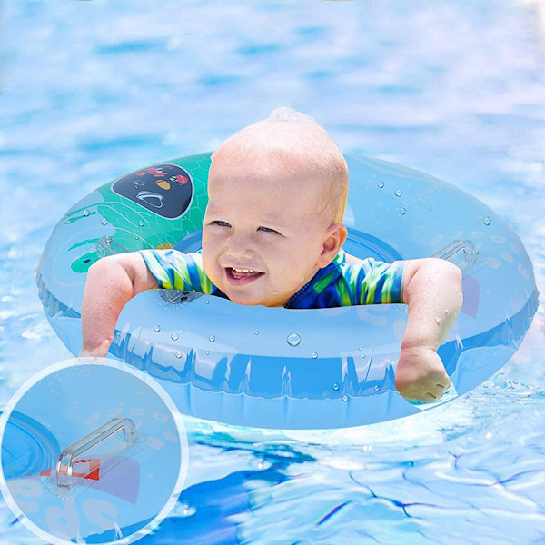 Baby Simring, Uppblåsbar Simring med Flytstol för 3-5 Åriga Barn Baby Uppblåsbar Simring Barn Midjering Uppblåsbar