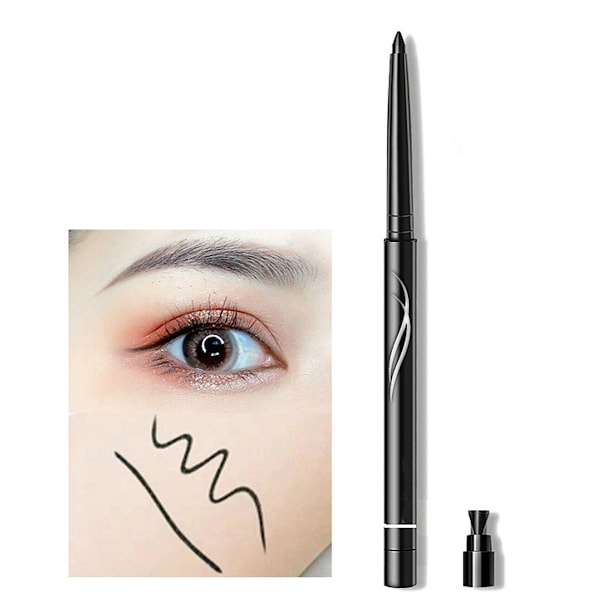 Gel Eyeliner-penna, Vattentät Eyeliner, Ögonmakeup, Långvarig, Smudge-proof Eyeliner Pen