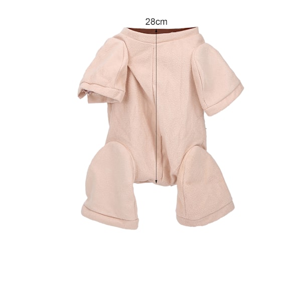 Reborn Babydukke Klutpose Dukke Stoff Klut Kropp Tilbehør for 3/4 Armer og 3/4 Ben 28 Tommer