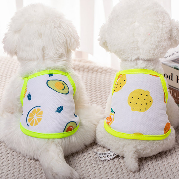 Liivit ja henkselit koiran vaatteet kesä lemmikkieläinten vaatteet kissa bichon Fa taistelu Pomeranian pentu vaatteet