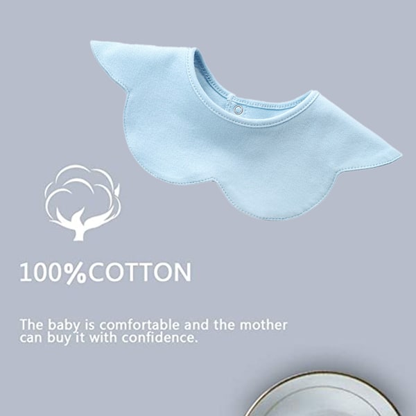 Baby Bandana-Sjal Drool-Snuttefilt för Drool och Tandspottning Bomullsabsorberande för Pojke Flicka