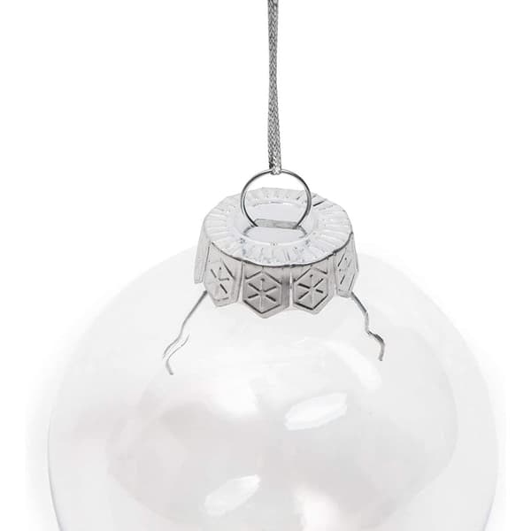 Clear Fillable Christmas Ornaments, Arts and Crafts Material (7.9 cm) - 32 Pack