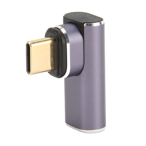 USB C 3.1 Magnetisk Rettvinkeladapter PD 140W Hurtiglading 40Gbps 8K 90 Graders Type C Magnetisk Adapter for MacBook Pro