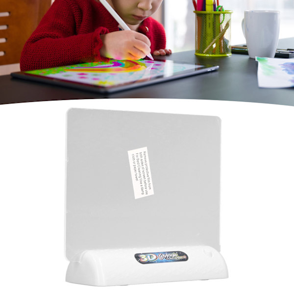 Ultimate Light Board DIY 3D Lysende Fargerik Doodle Lysbrett for Barn