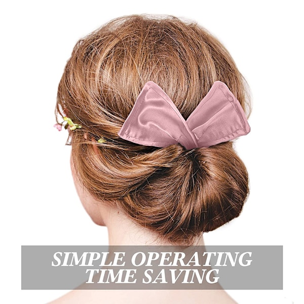 4 kpl Deft Hair Bun Maker - Donitsihiusnuttura Ranskalaiseen Hiustyyliin