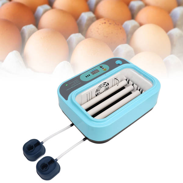 Æg Inkubator Smart Automatisk Mini 15 Æg Inkubator med Temperatur- og Luftfugtighedskontrol til Udklækning EU Stik 220V