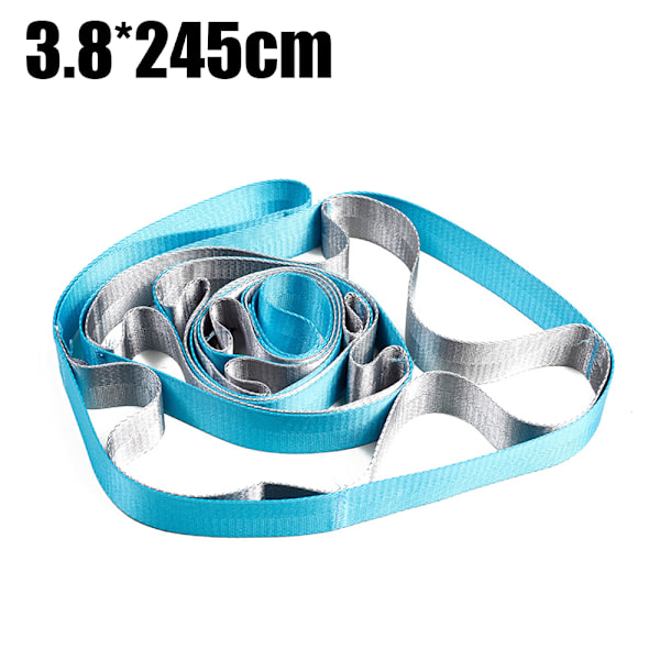 Ikke-elastisk multi-loop træningsbånd til Pilates, dans, hamstring, fitnesscenter