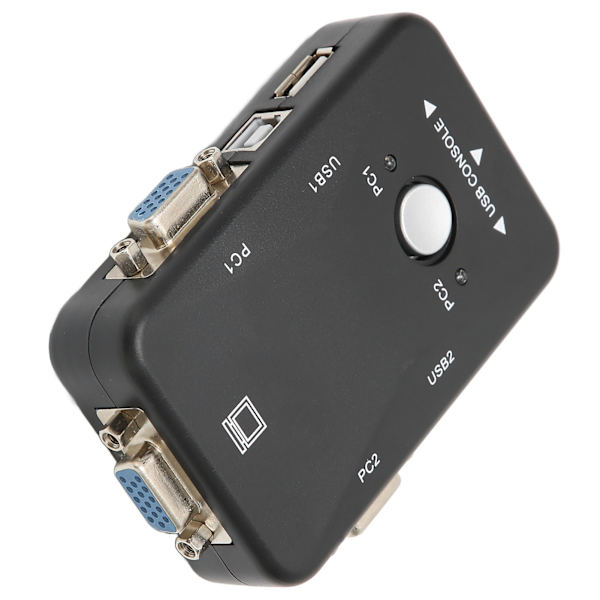 USB 2.0 KVM-switch 1920x1440 2-ports Dubbelskärm KVM-switch för WIN95 98 98SE 2000 ME XP