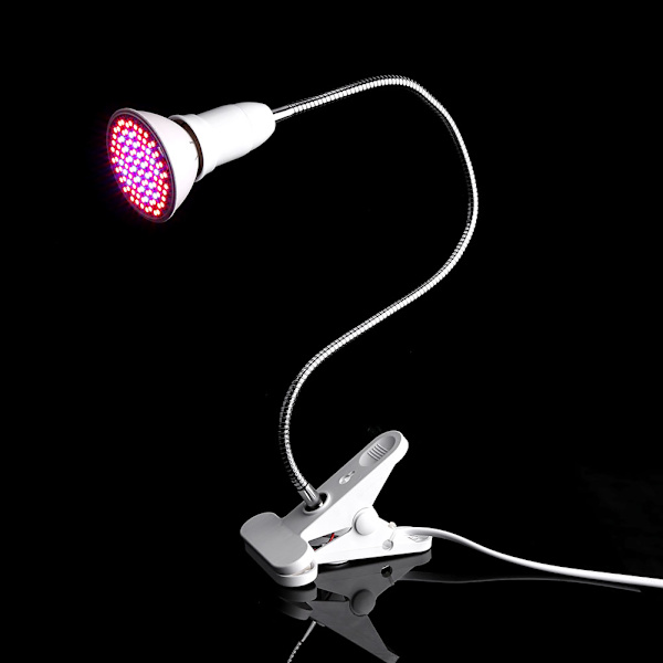 18W 106 LED -kasvilampun kasvatusvalo 360 asteen joustavalla hanhenkaula- ja lampunpidikkeellä