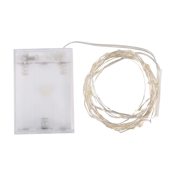 USB-valo koristeluun, kuparilanka LED-valoketju juhla- ja koristeluun, Keltainen 5m