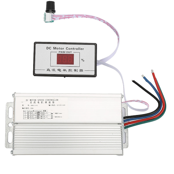 PWM Digital Display DC Børsteløs Motor Hastighedsregulator 12~60V Motorhastighedsregulator 80A