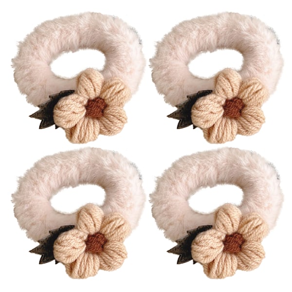 Terry Klud Elastisk Strækbar Fuzzy Bred Tyk Hårbånd Scrunchies Bånd Ring