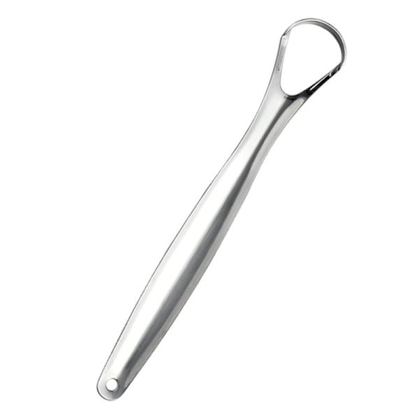 2 st Tungsvansborste Stor Öppning Tungskrapa [Silver]