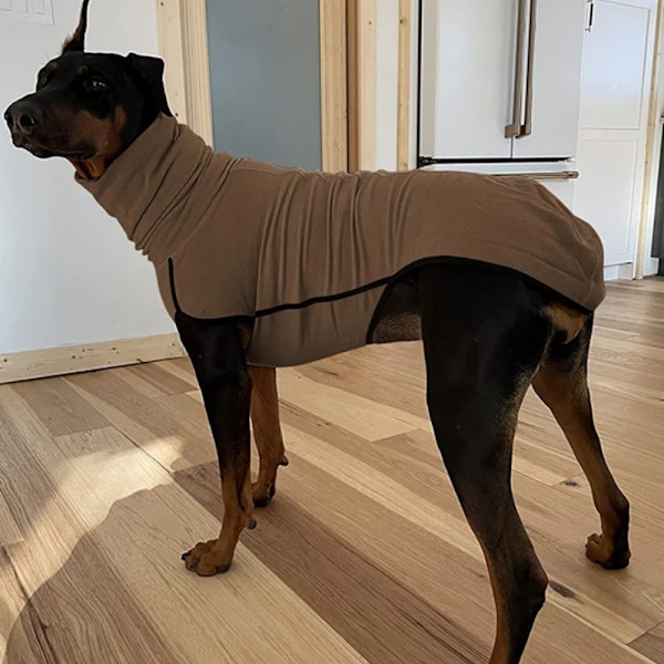 Husdjurskläder Hund varm hög krage bunden tvådelad