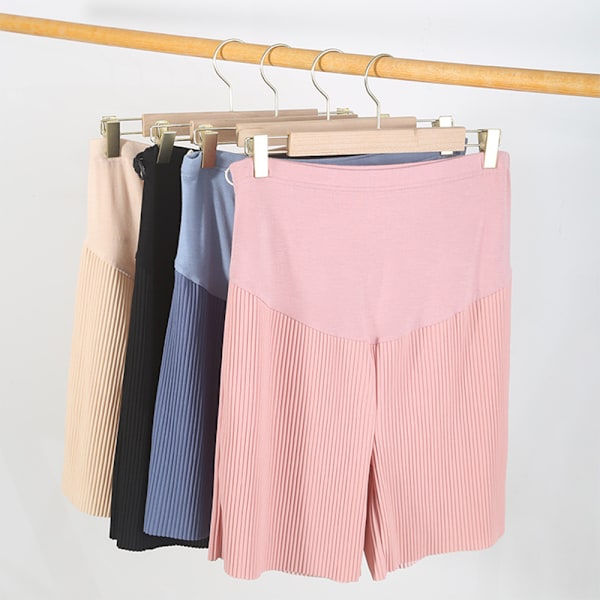 Maternity Shorts för Kvinnor - Över-Mage Stöd, Andningsbara Shorts