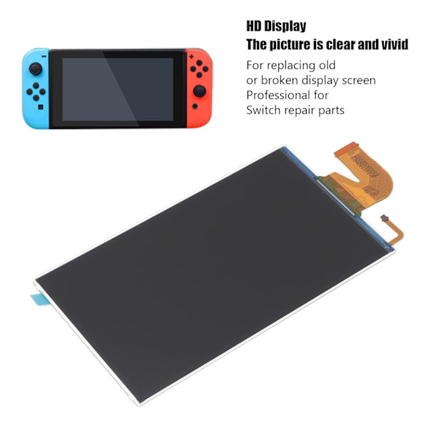 Konsol LCD-skärm HD Ersättning Gamepad Display Skärm för Switch Reparationsdelar