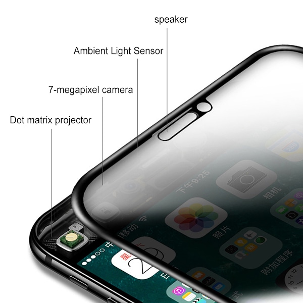 iPhone 11 Pro / iPhone X / iPhone XS - Heltäckande Härdat Skyddsglas