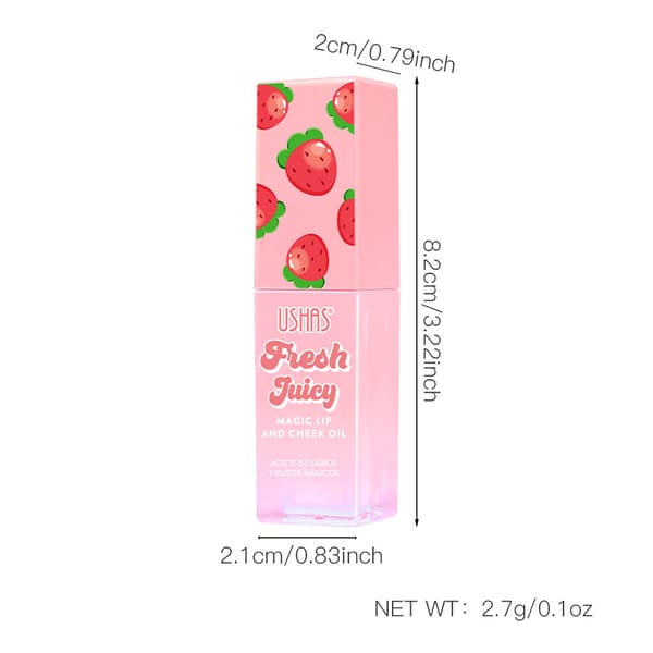 Waterproof, hydrating and moisturizing lip gloss/oil