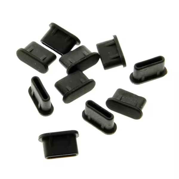USB-C Dammskydd 10-Pack – Skydda Din Enhet