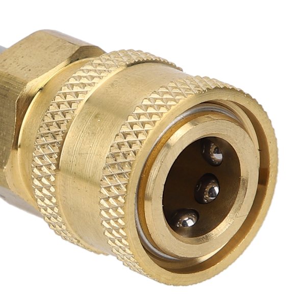 1/4 Tumsanslutning 12mm Högtryck Vattenpistol Konverteringsmunstycke Huvudfat Koppling