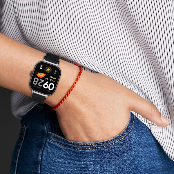 Klockarmband, Redmi Watch 4, Svart Sort
