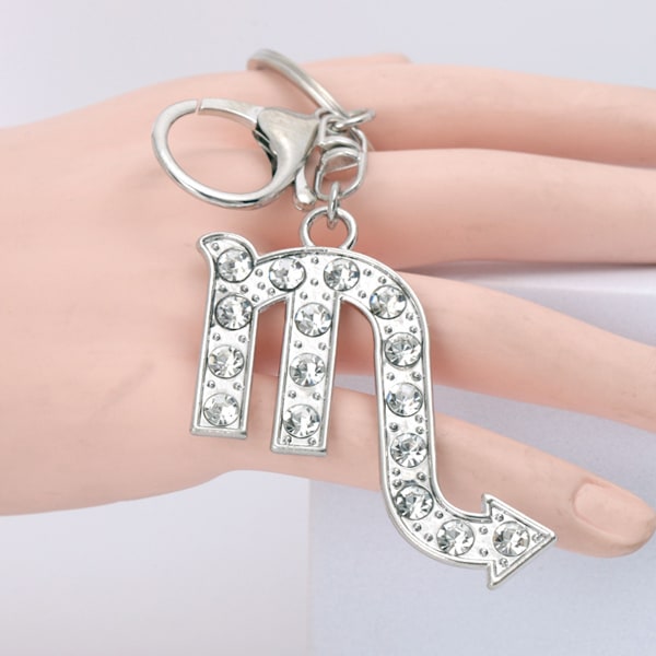 2 Pakker Konstellations Nøglering, Guld og Sølv Konstellations Rhinestones Nøglering, Nyhed Nøglering Tilbehør