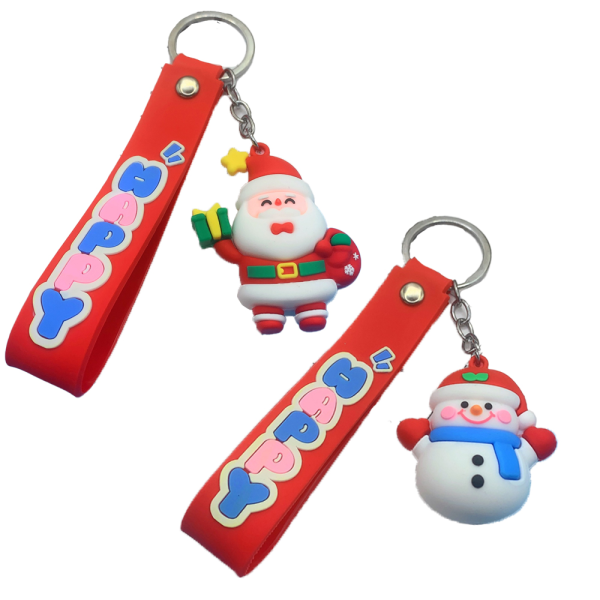 Christmas keychain for kids， Santa Claus gifts