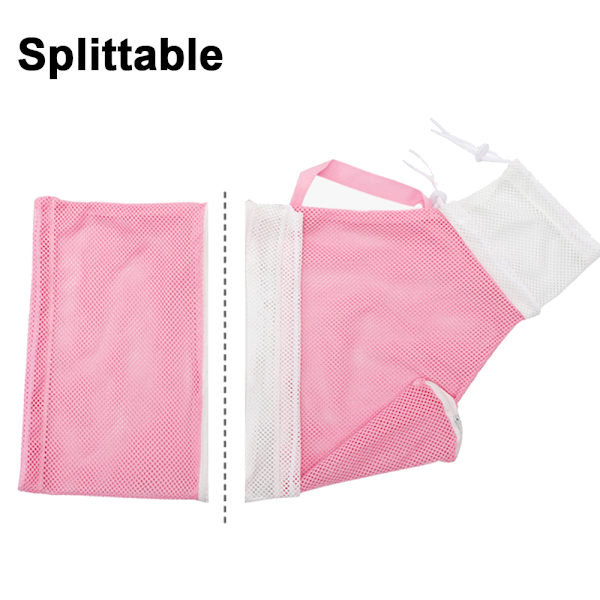 Kattbadpåse, valp hundrengöring duschpåse - justerbar anti-bit och anti-scratch polyester mjuk fasthållning katt grooming väska för bad, spik