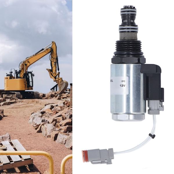 Proportionell Solenoidventil 12V Elektrisk för Caterpillar CAT C18 C13 C9 C7.1 Motordelar