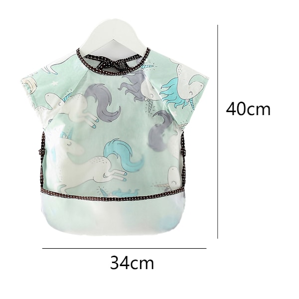 Barn Overall, Vattentät Långärmad Vändbar Kläder, Baby Äter Saker Kläder