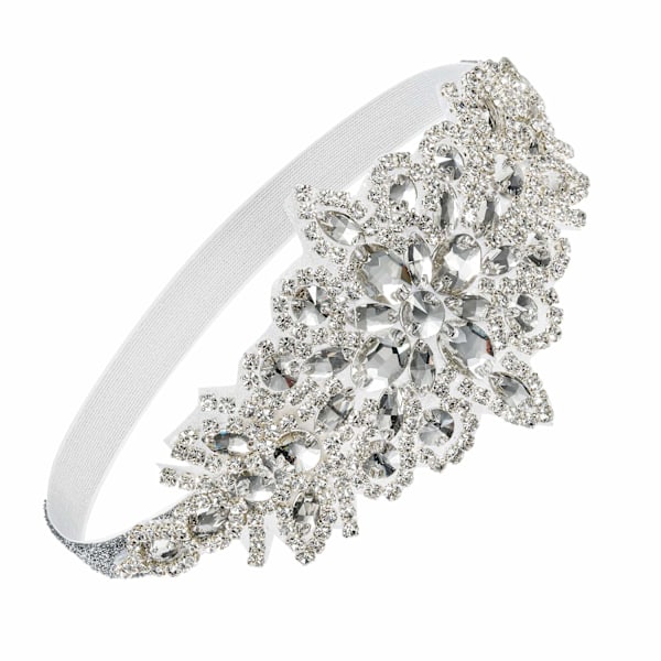 Rhinestone Flapper Hodebånd - Elastisk 1920-talls Hodeplagg, Hårtilbehør for Kvinner