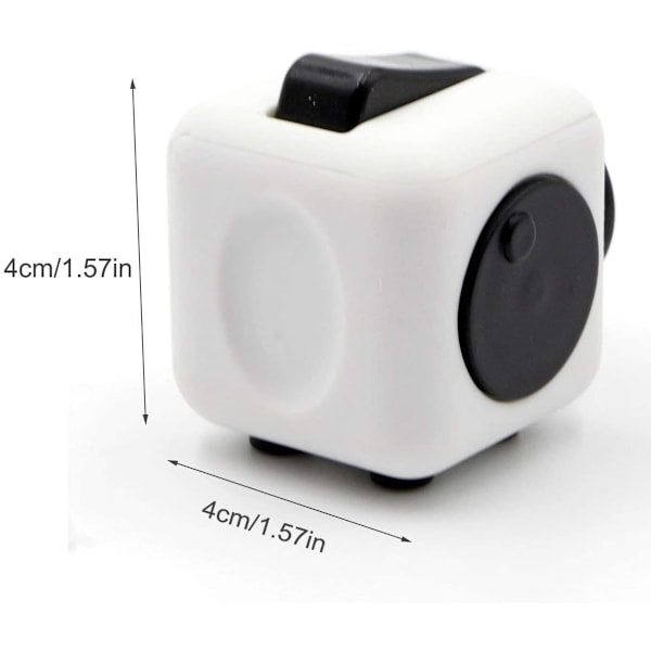 Appash Fidget Cube Stress og Angsttrykkavlastende Leke - Perfekt for Voksne og Barn [Gaveidé][Avslappende Leke][Stressavlastning][Mykt Materiale]