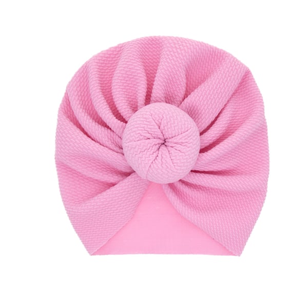 Nyfödd Hatt Mjuk Turban Baby Flicka Stor Knyta Hatt Spädbarn Barn Huvudhatt Huvudbonad Passar ålder för minst 0-3 månader och maximalt 2-4 år gammal$Super