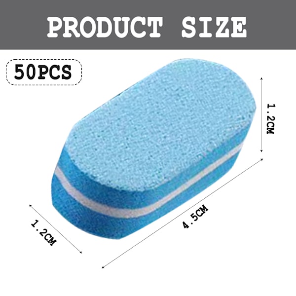 Mini Nagelfilsblock, 100/180 Grit Svamp Nagelfils för Akrylnaglar, Poleringsblock Dubbelsidigt för Manikyrverktyg