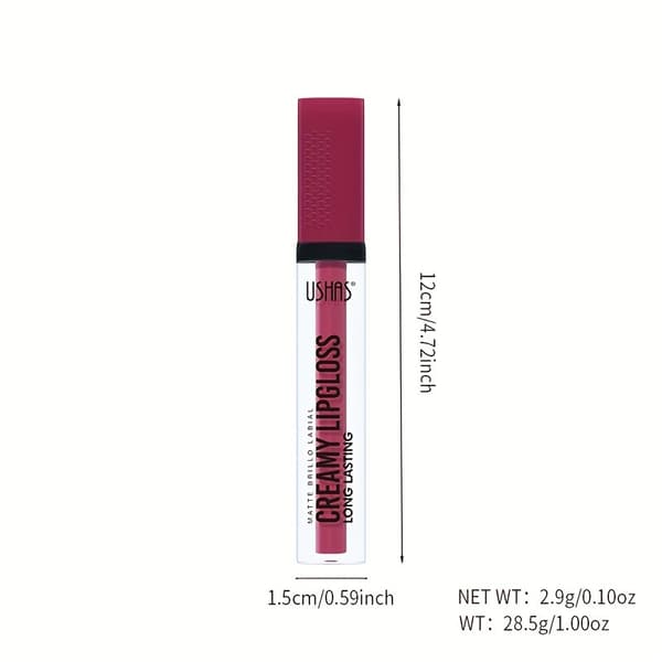 Langtidsholdbar lipgloss, naturlig læbefarve, mat læbestift, fløjlsblød læbecreme, vandfast.
