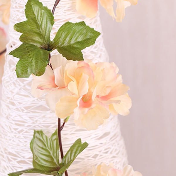 8 st konstgjorda körsbärsblommor, hängande växter sidenkrans falska körsbärsblommor för hemträdgård vägg staket inomhus utomhus bröllop födelsedag