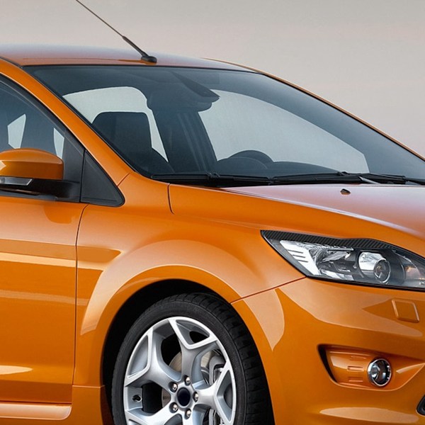 2 stk. Forlygte Øjenbryn Forreste Venstre Højre Lys Øjenlåg Trim Dækning Udskiftning til Ford Focus MK2 2008‑2011 Kulfiber Stil