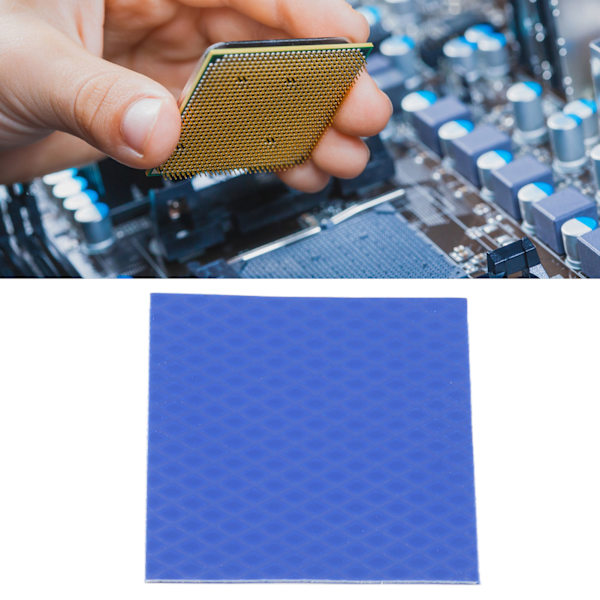 Värmeplatta 13,8 W/mK Hög Värmebeständighet Utmärkt Värmeledningsförmåga Bra Isolering Värmekylare för Bärbara Datorer Stationära Datorer 40x40x0,5mm