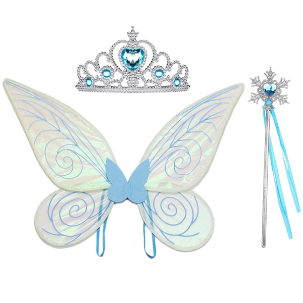 Änglavingar Pannband Fairy Stick Tredelad Set, Butterfly