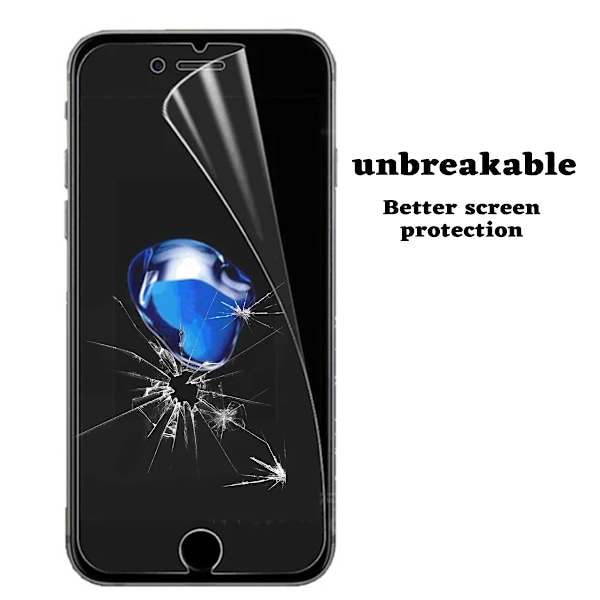 iPhone SE HD Skärmskydd Skyddsplast Displayfilm transparent