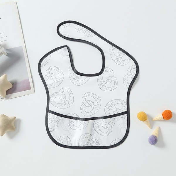 Vanntett babysmekke, spyttetørkle, spiseforkle for baby