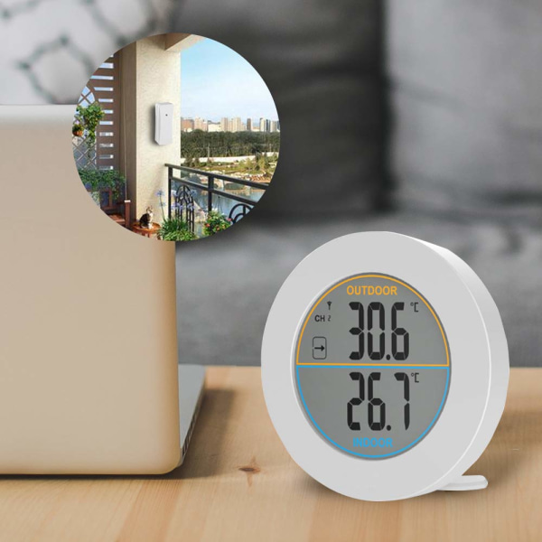 Inomhus- och utomhustermometer, digital trådlös termometer