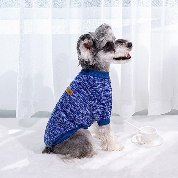 Hundkläder Hundtröja Mjuk Tjock Varm Valp Hundtröja Vinter Valptröja för Hundar