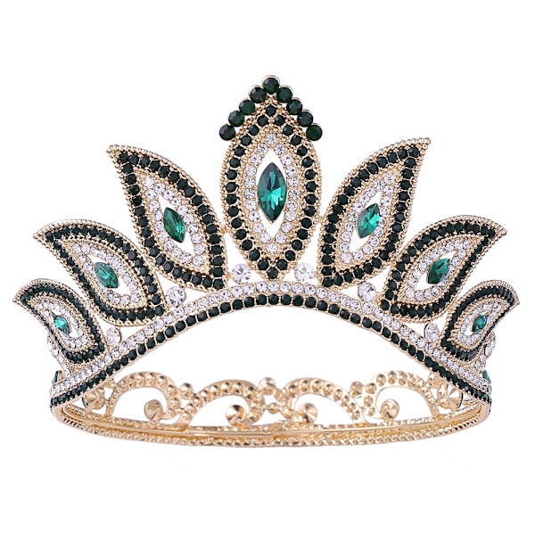Magic Eye-serie Tiaraer og Kroner Brud Bryllup Dronning Bursdag Prinsesse Ball Universe Glitrende Kroner