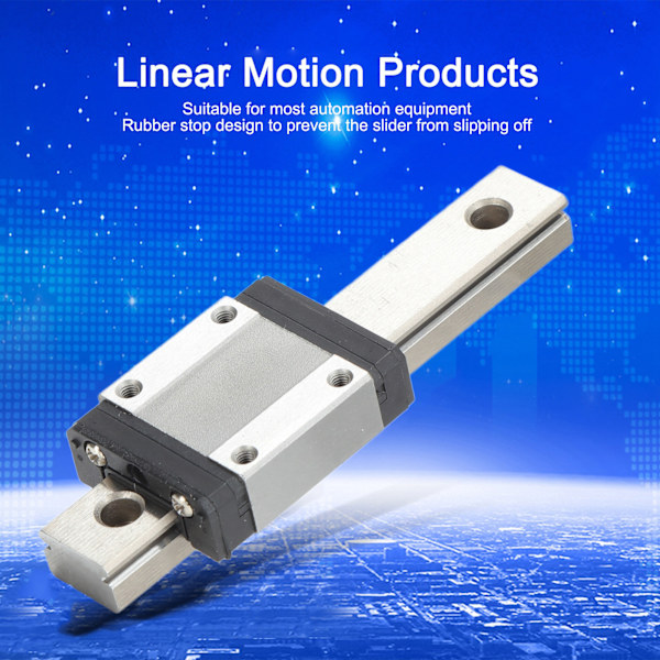 MGN15C Lineær Skinneguidelager Stål Lineær Glidebane for 3D-skrivere CNC-maskin 100mm