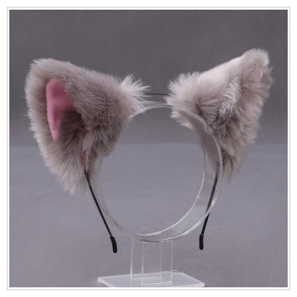 Kissan korvat hiusnauha Cosplay hiusnauha Pehmeä tyttö Naiset söpö Party Headwear