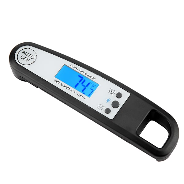 Foldbar BBQ Termometer Kød Mad Tilberedning Termometer Temperaturværktøj (Batteri Medfølger Ikke)