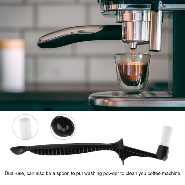 Dubbel användning kaffemaskin Filterhuvud Rengöringsborste