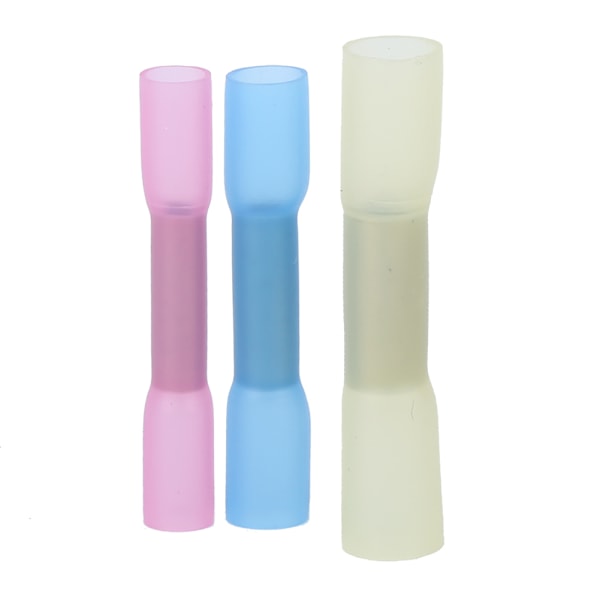 100 stk Varmekrympende Butt-terminaler AWG Vandtætte Stikforbindelser Kombination 18‑22 16‑14 12‑10